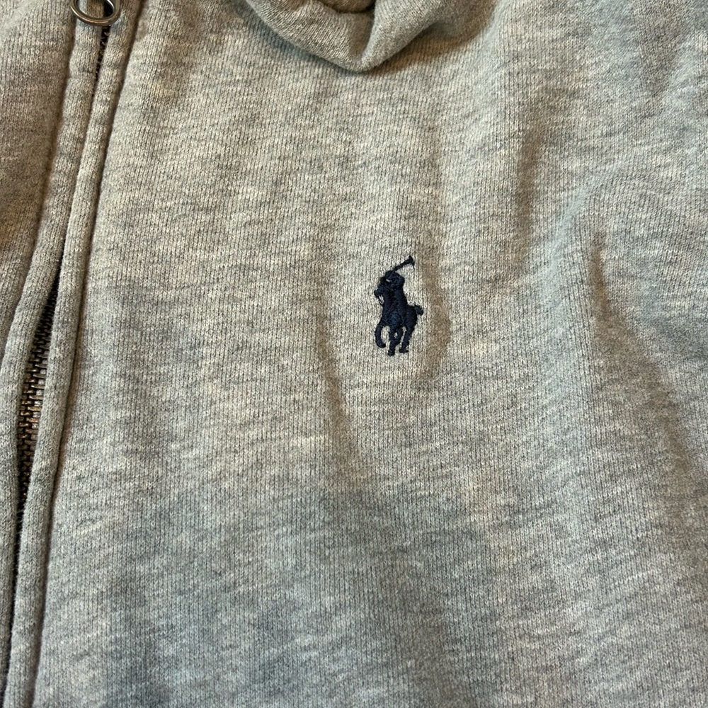 Gray Hoodie with Embroidered Logo - Picture 4 of 6